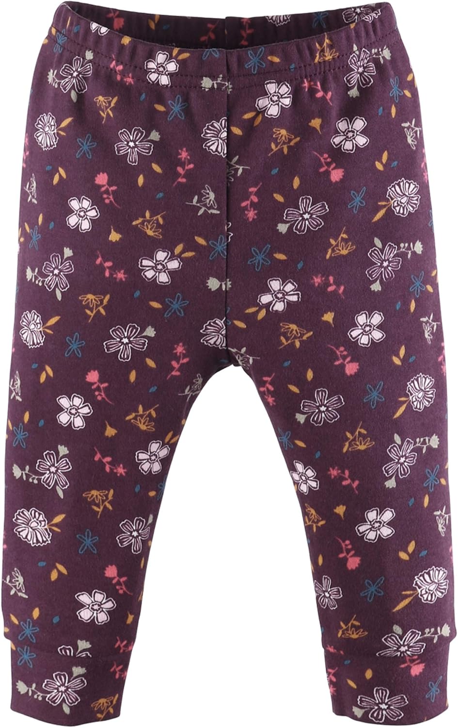 The Peanutshell Floral and Animal Print Baby Pants Set for Baby Girls | 5 Pack | Newborn to 24 Month Sizes: Clothing