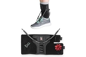 Core Products FootFlexor Foot Drop Brace - Soft Ankle Foot Orthosis (AFO) for Walking Support - Drop Foot Brace for Men & Women, Medium/Large
