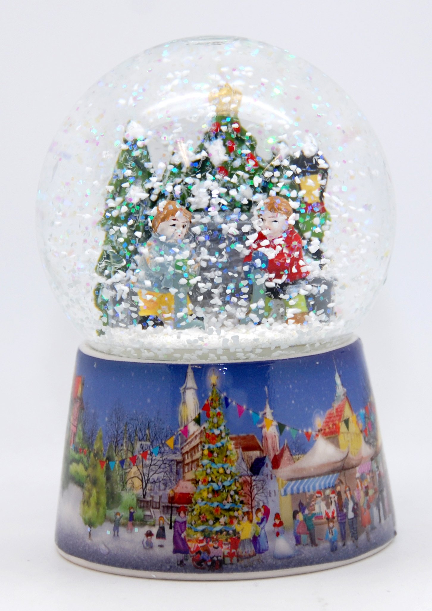 20069 Nostalgia snow globe Nostalgic ice hockey player rotating music
