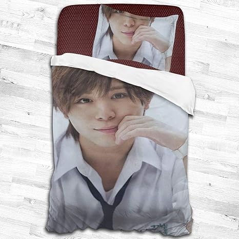 Amazon Co Jp 山田涼介 Hey Say Jump 布団カバー 2点セットシングル 枕カバー 寝具カバーセット ポリエステル100 ベッド用 布団用 洗い替え ホーム キッチン