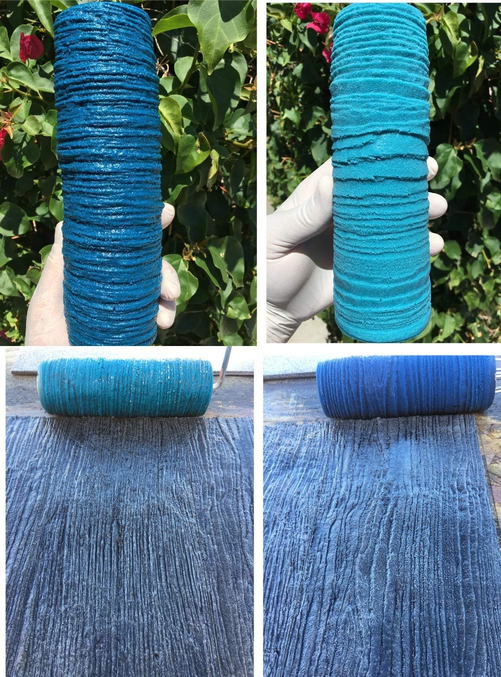 Concrete Texture Rollers Medium Wood Grain Exquisite Barnwood Concrete Texture Roller Kit Amazon Com