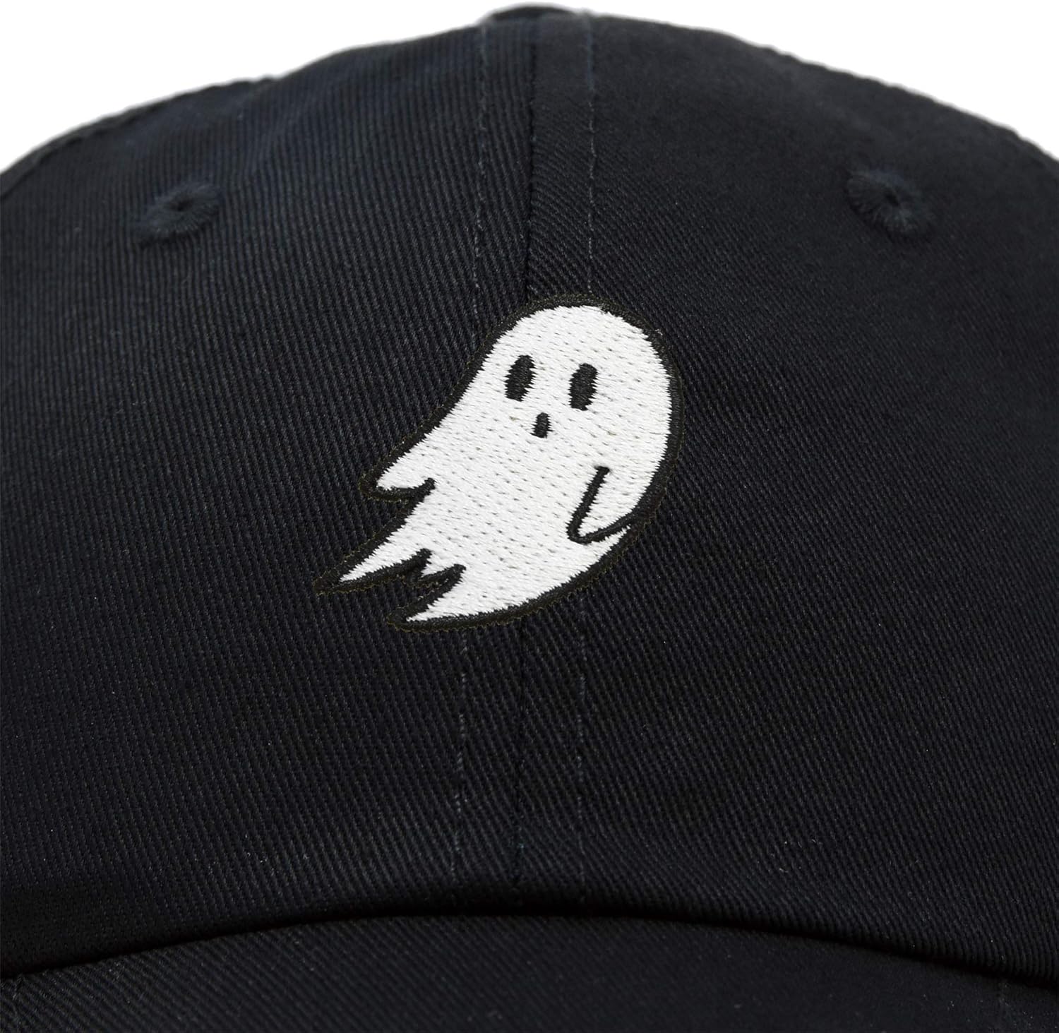 DALIX Ghost Embroidery Dad Hat Baseball Cap Cute Halloween in Black at  Women’s Clothing store