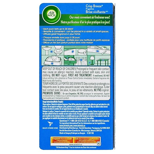 AIR WICK STICK UPS CRISP BREEZE AIR FRESHENER