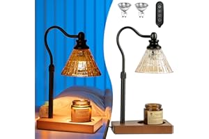Noyskamo Candle Warmer Lamp,Adjustable Height Candle Warmer Lamp with Timer,Home Decor,House Warming Gifts New Home,Wax Melt Warmer with 2 Bulbs