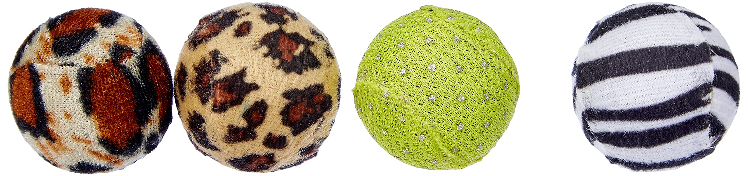 Arquivet Leopard Ball - Cat Toy Balls - 5 cm - Contains 4 Units - Cat Accessories - Eye-catching Cat Balls - Cat Games