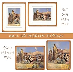 Gdfmsc 8x10 Picture Frame with Mat for