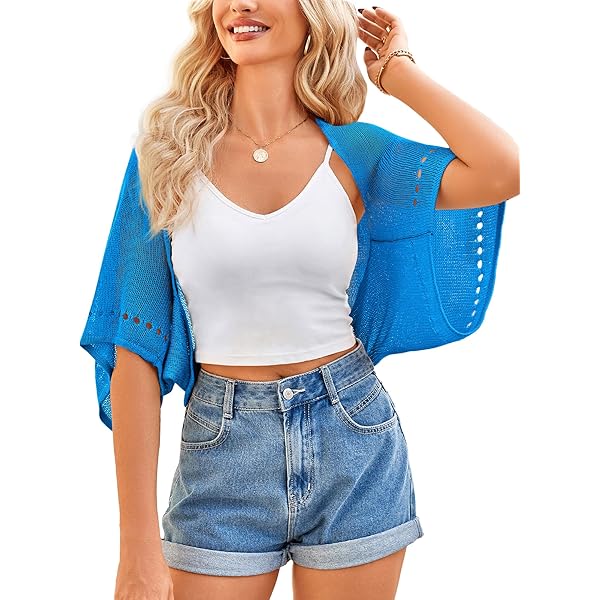 Zeagoo Women's 2025 Summer Crochet Lightweight Cardigan