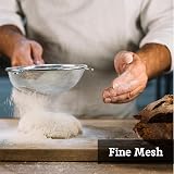 Premier Kitchen Stainless Steel Wire Mesh Sieve Fine Strainer 35cm H view 4