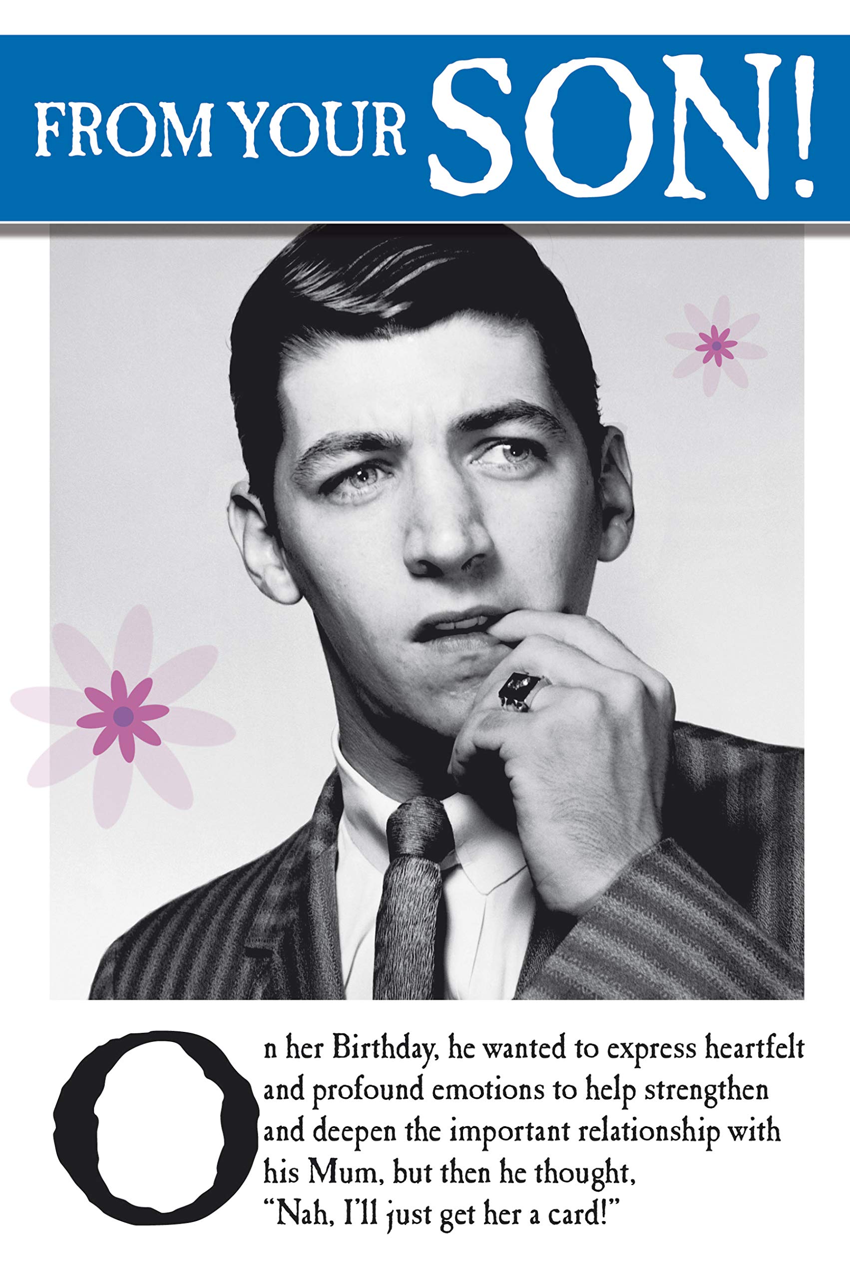 Nah Get Card, Mum from Son, Greetings Card, 159x235mm, ZXW7057