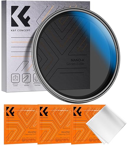 Filtro ND K&F Concept 52mm ND100000 (16.6 Stop) – Densità Neutra Solida