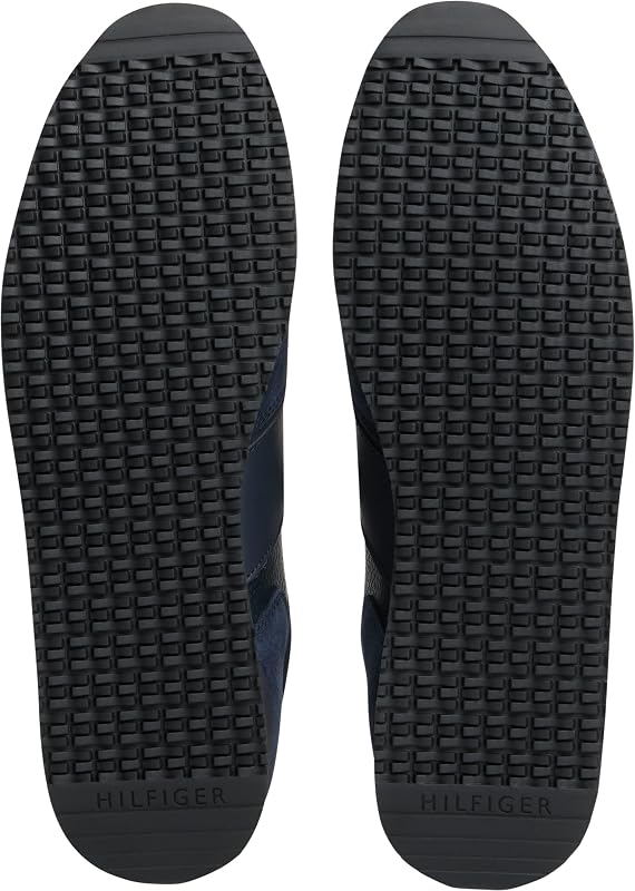 Baskets De Running Homme Iconic Leather Suede Mix Runner Chaussures De Sport, Bleu (Midnight), 42 EU — photo 8 sur 8