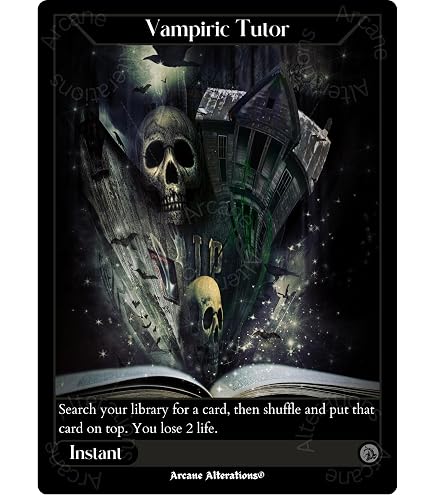 Amazon.com: 4x | Vampiric Tutor | Full Art | Foil or Non-Foil (Non
