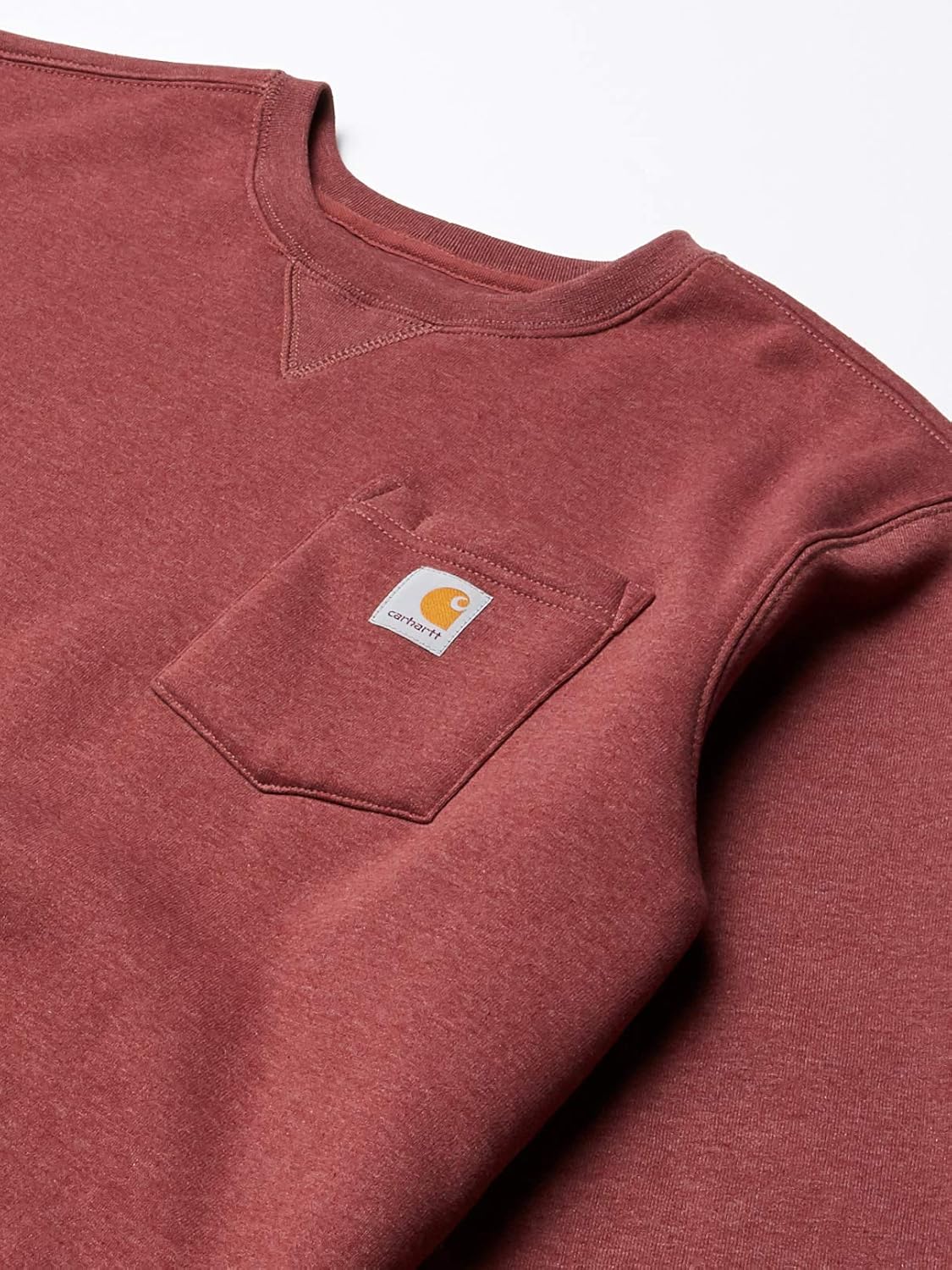 Carhartt Men's Crewneck Pocket Sweatshirt (Regular and Big & Tall Sizes) at  Men’s Clothing store