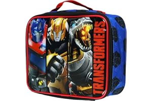 AI ACCESSORY INNOVATIONS Transformers Lunch Box Autobots Optimus Prime Bumblebee Grimlock Insulated Lunch Tote Bag