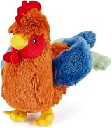 Zappi Co Cockerel Plush Toy 12-15cm Soft Cuddly Farmyard Friend view 4