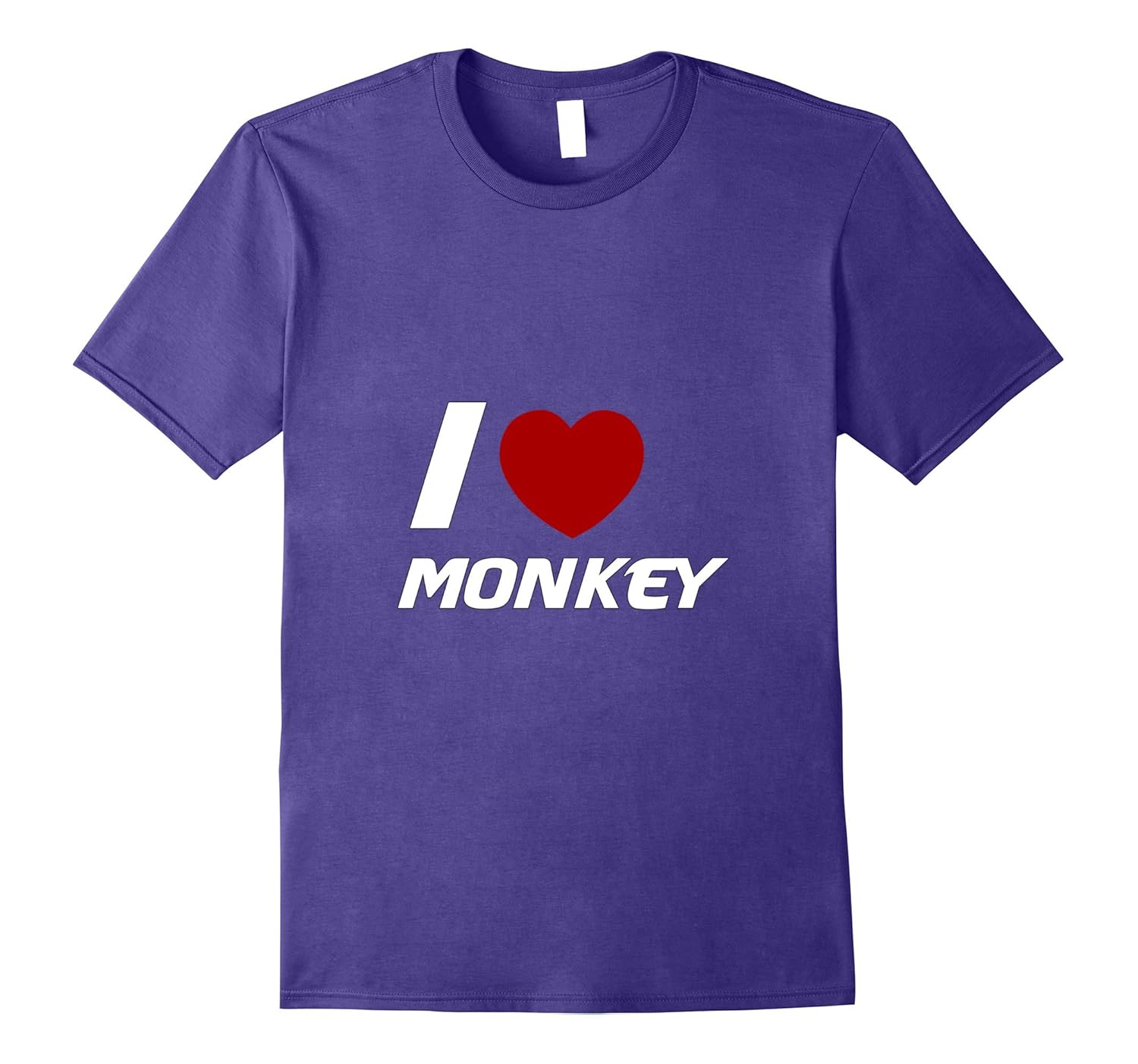 I Love Monkey T-Shirt-ANZ