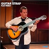 MAX SoloArt Sunburst Acoustic Guitar Starter Kit with 6 Months Lessons view 6