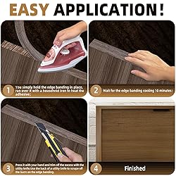 GSCIT Club Walnut Edge Banding, 2 inch x 50ft roll