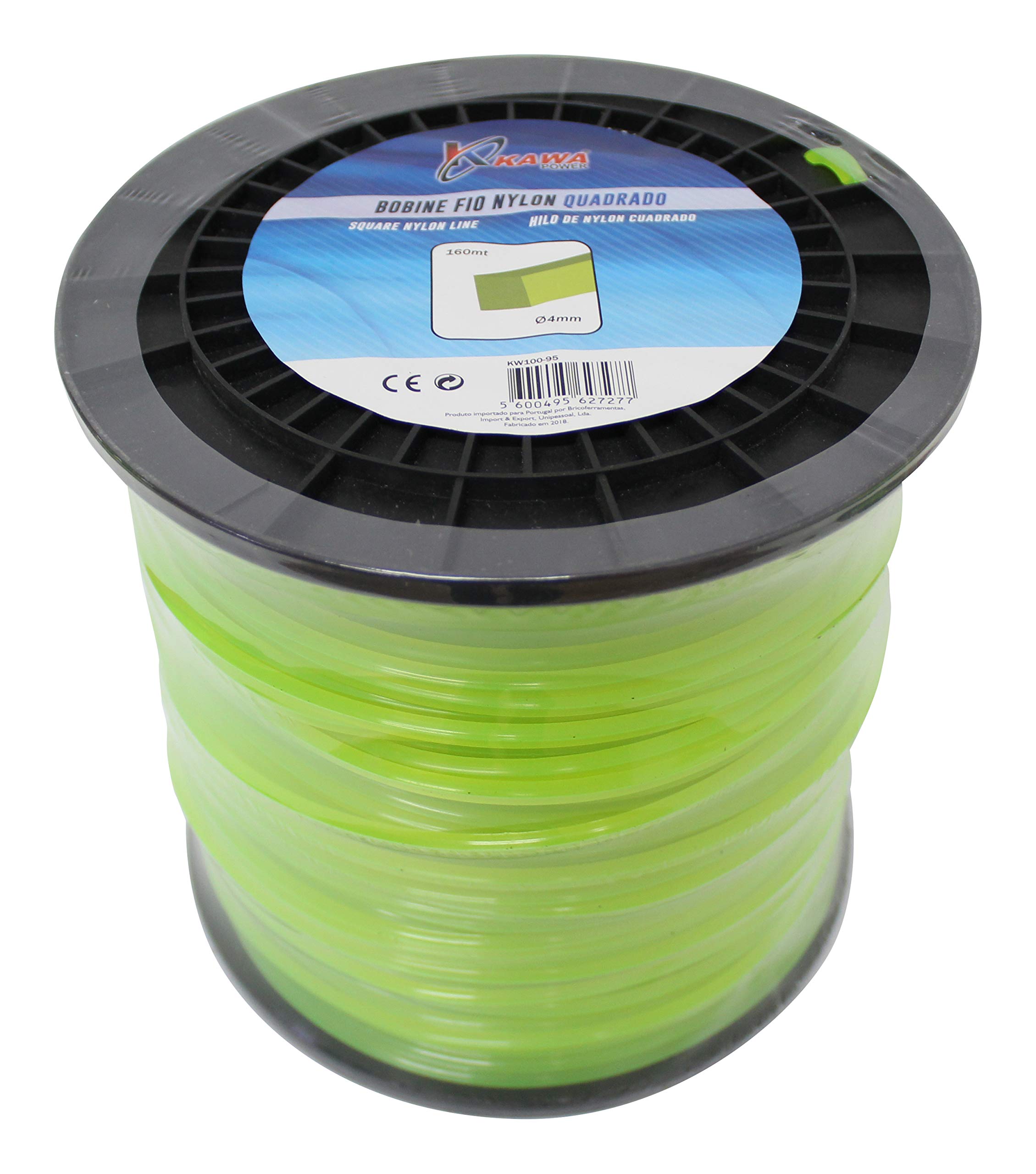 Nylon Thread for Brush Cutters 4MM 160mt Square Kawapower - Bricoferr