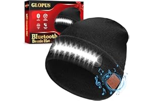 GLOPUS Stocking Stuffers for Adults Men, Bluetooth Beanie Hats for Mens, Mens Gifts for Men Dad Him Grandpa Husband Christmas