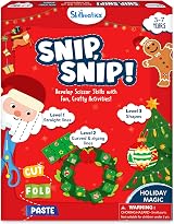 Skillmatics Snip Snip Scissor Skills Activity Book with 2 Child-Safe Scissors