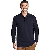Port Authority Mens EZCotton Long Sleeve Polo (K8000LS)