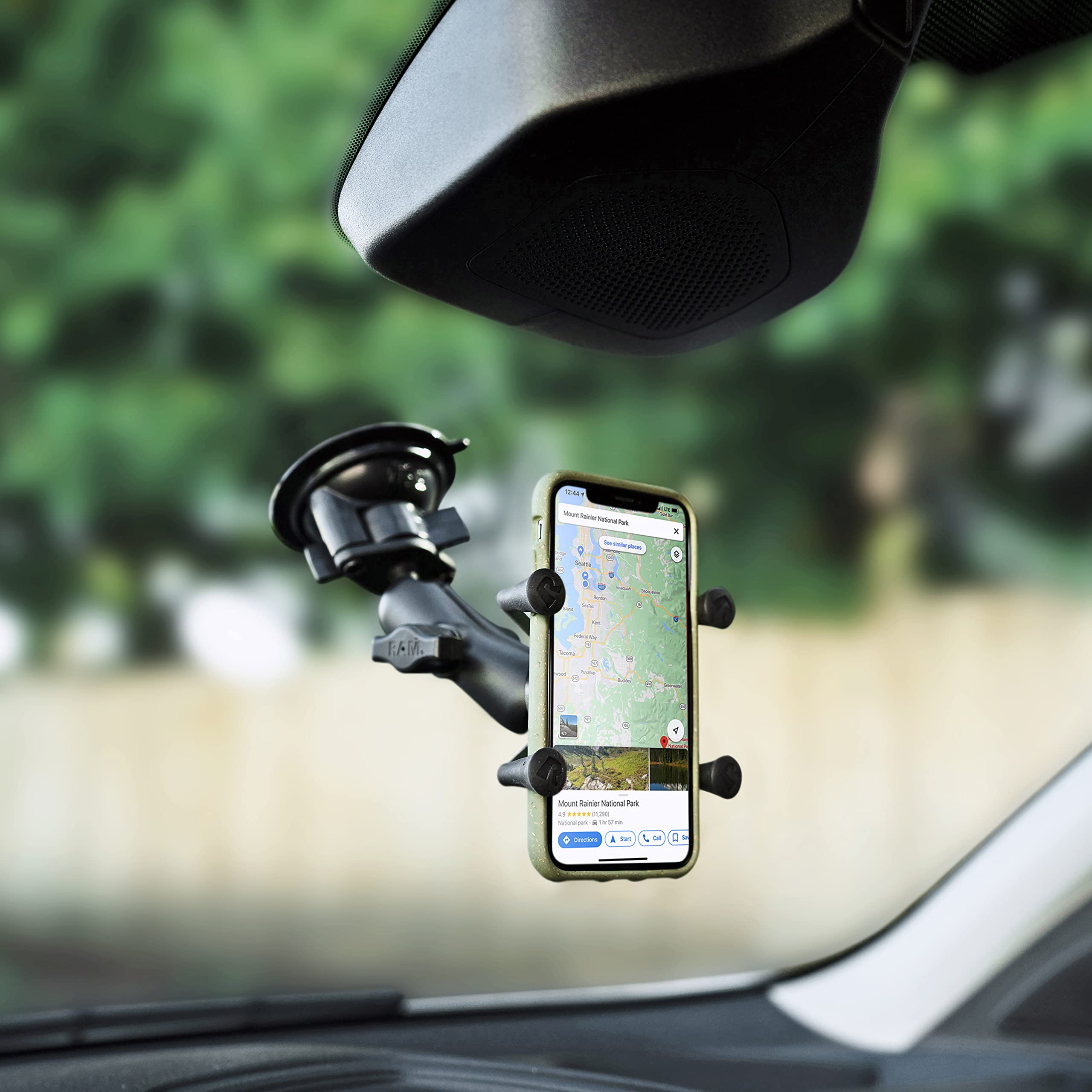 RAM MOUNTS Twist-Lock Composite Suction Cup Base with Ball RAP-B-224-1U with B Size 1