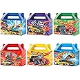 12Pcs Race Car Party Treat Boxes Hot Car Gift Box Birthday Party Supplies Wheels Wild Goodie Gift Boxes Race Car Party Favor Box for Kid Boy Wheels Car Birthday Baby Shower Game Party Decoration