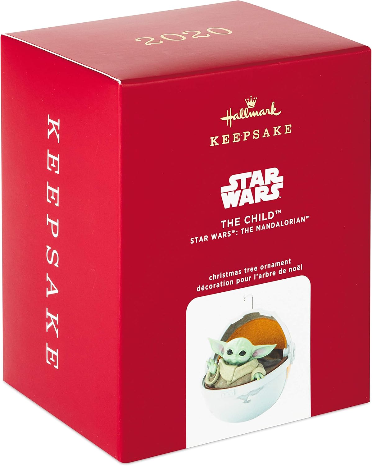 Hallmark Keepsake Christmas Ornament 2020, Star Wars: The Mandalorian The Child in Hovering Pram: Home & Kitchen