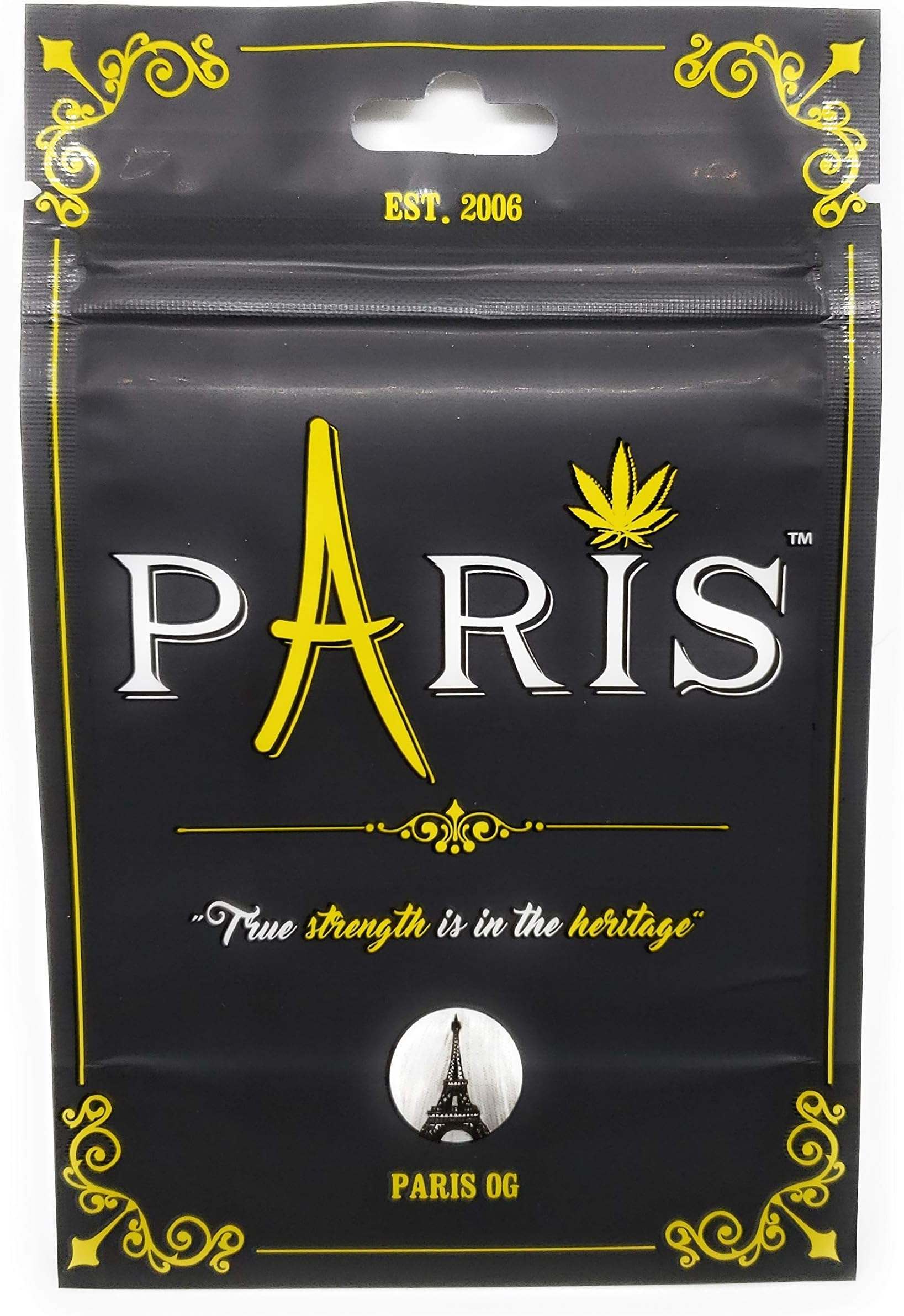 Paris OG 3.g (Resealable, Reusable, Chilodproof, Smell Proof) (500)