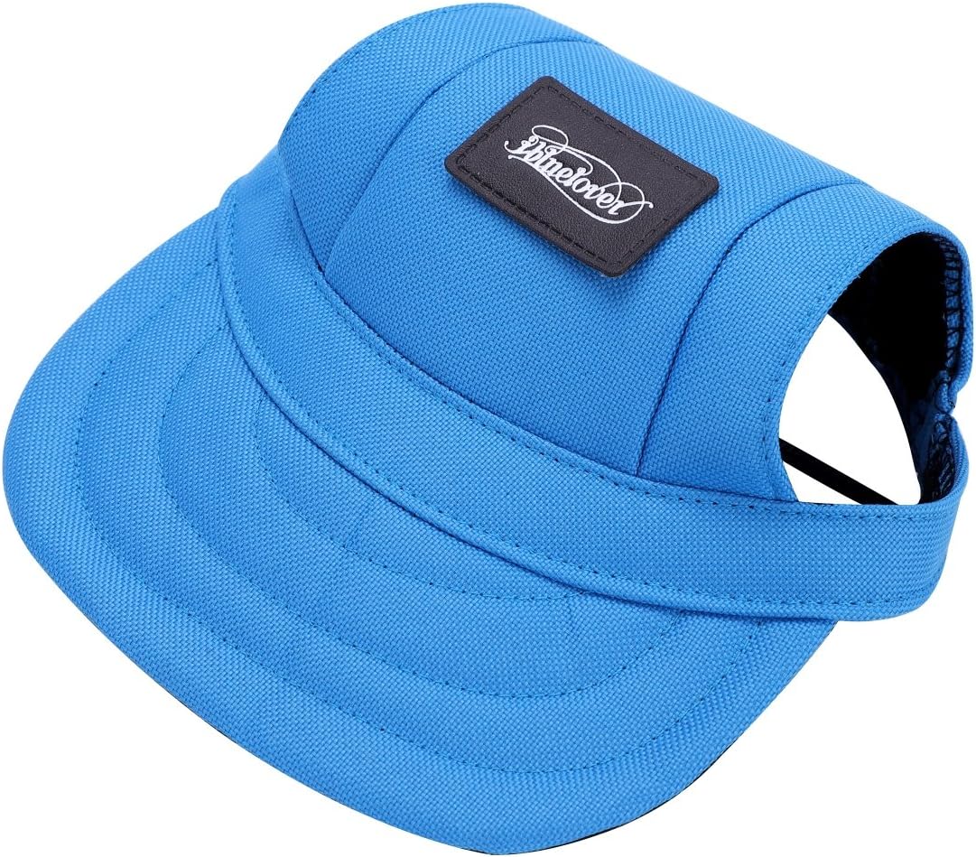 Pet Hats Summer Baseball Caps Dog Cat Visor Sports Hat cap Outdoors Sunbonnet Puppy Cat Hat Elastic Neck Strap Oxford Cap For Small Medium Dog Fat Sun Protect - Image 3