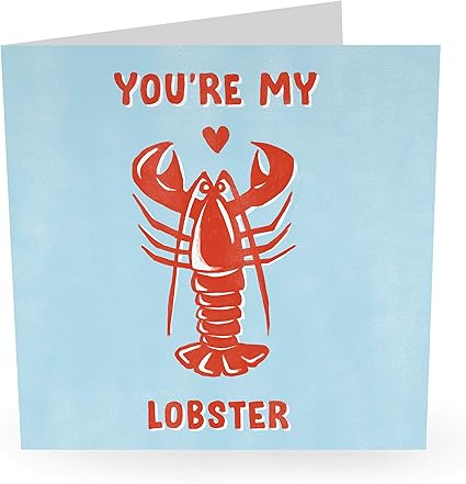 Central 23 Carte D Anniversaire De Mariage Humoristique You Re My Lobster Pour Petite Amie Ou Petit Ami Livre Avec Des Autocollants Amusants Amazon Fr Fournitures De Bureau