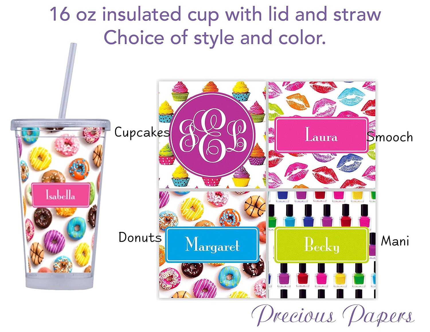 monogrammed gifts for tweens