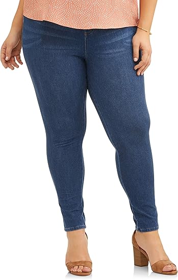 terra and sky skinny ankle jeans