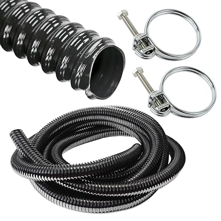 Zusammenklappbarer Wohnwagen Abwasserschlauch 2m - Mit Adapter Für Camper