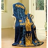Pumas Silk Touch Sherpa Lined Throw Blanket, 50" x 60