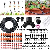 Drip Irrigation Kit, 1/4" Blank Distribution Tubing | Garden Irrigation System, DIY Saving Water, Automatic Watering System, For Garden, Greenhouse, Flower Bed, Patio, Lawn