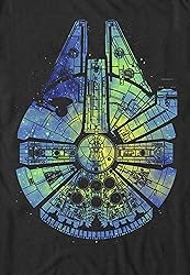 Star Wars Men's Psychedelic Millenium Falcon