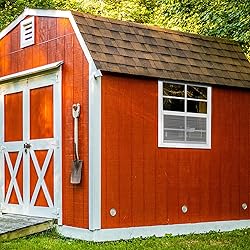 Tandefio 2 Pcs 24'' x 27'' White Flush Mount Shed