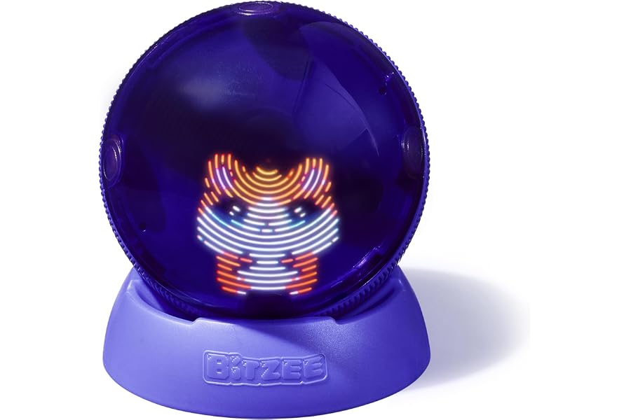 BITZEE Hamster Ball Interactive Toy & Digital Pet, Ages 5+ | Hatch 25 Dinosaurs, Reacts to Touch, Connect 2 Toys & Battle Friends, Screen-Free Responsive Play, Birthday Gift for Kids