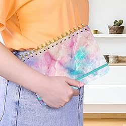 HUAMXE Spiral Journal Notebook, Hardcover Lined