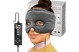 sticro Sinus Relief Mask Moist Heat with 3 Temp Settings, Ex-Large Headache Mask Electric Face Heating Pad for Sinus Pressure