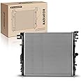 A-Premium Engine Coolant Radiator Assembly Compatible with Jeep Wrangler 2007-2017, Wrangler JK 2018, 3.6L 3.8L, Replace# 68143886AA, 55056634AB