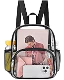 Busiuw Clear Backpack for Stadium Events Clear