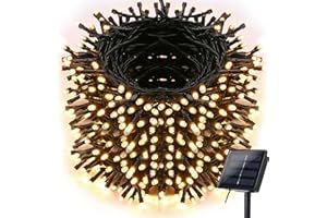 Solar String Lights Outdoor, 98.4ft 300 LED Christmas Lights Outdoor 8 Modes Waterproof Xmas Lights for Garden, Patio, Home, 