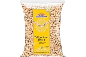 Rani Yellow Peas Whole, Dried (Vatana, Matar) 32oz (2lbs) 908g ~ All Natural | Vegan | Gluten Friendly | Kosher | Product of 
