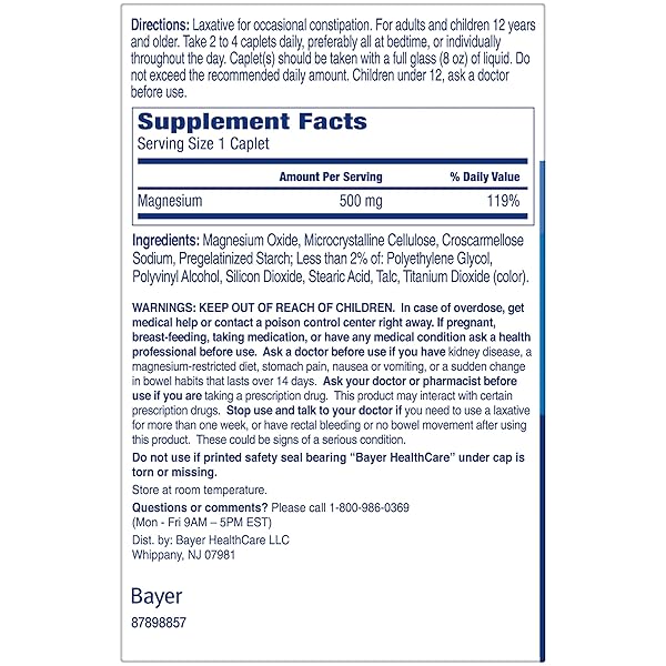PHILLIPS’ LAXATIVE CAPLETS, WITH NATURALLY SOURCED MAGNESIUM SUPPLEMENT FOR GENTLE RELIEF OF OCCASIONAL CONSTIPATION, CRAMP AND STIMULANT FREE LAXATIVES, 100 CAPLETS