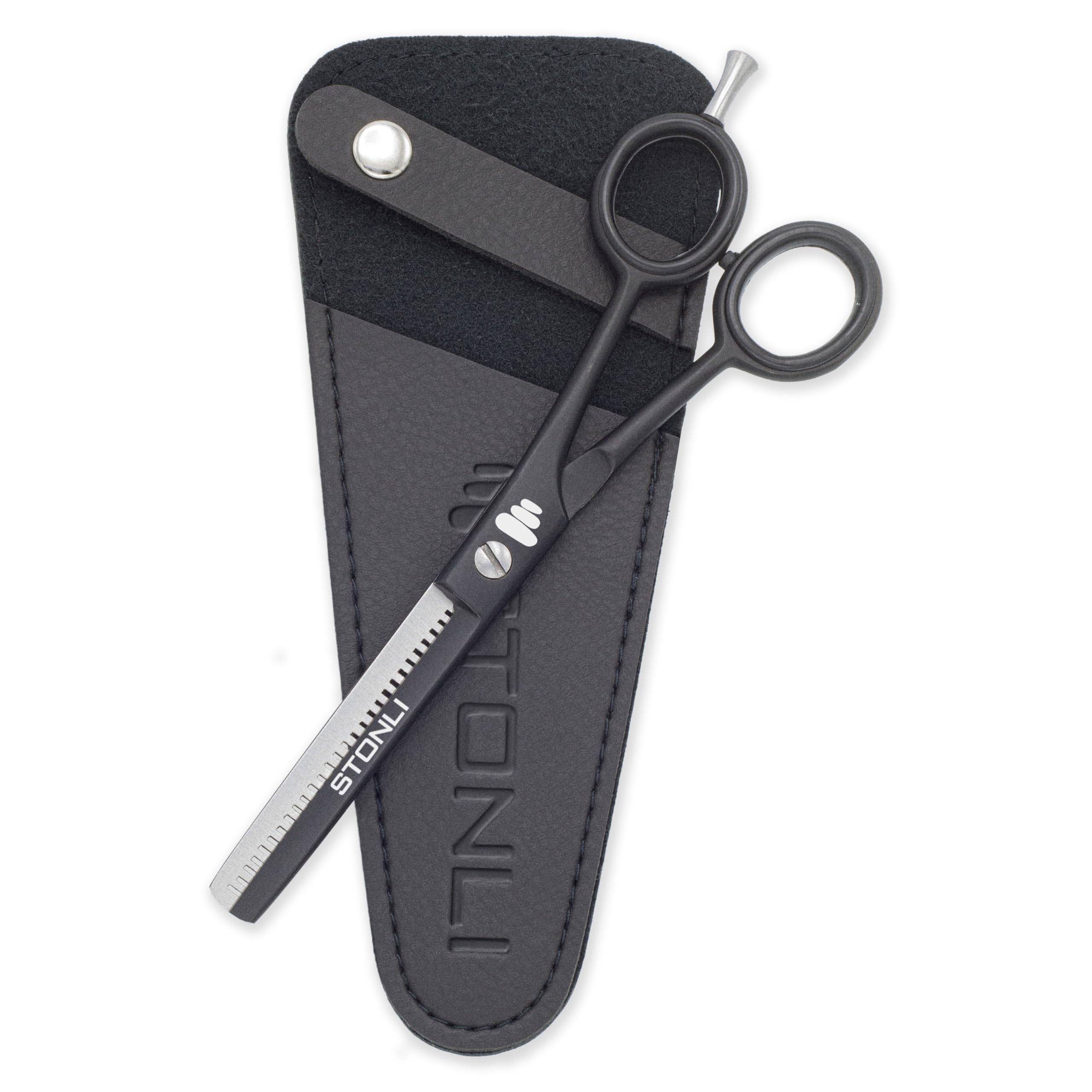 Hair Thinning Scissors 5.5 Inch Professional Hairdressing Scissors Stainless Steel Barber Scissors for Hair Cutting and Texturising, Ergonomic Hairdresser Scissors for Men Women and Home Use