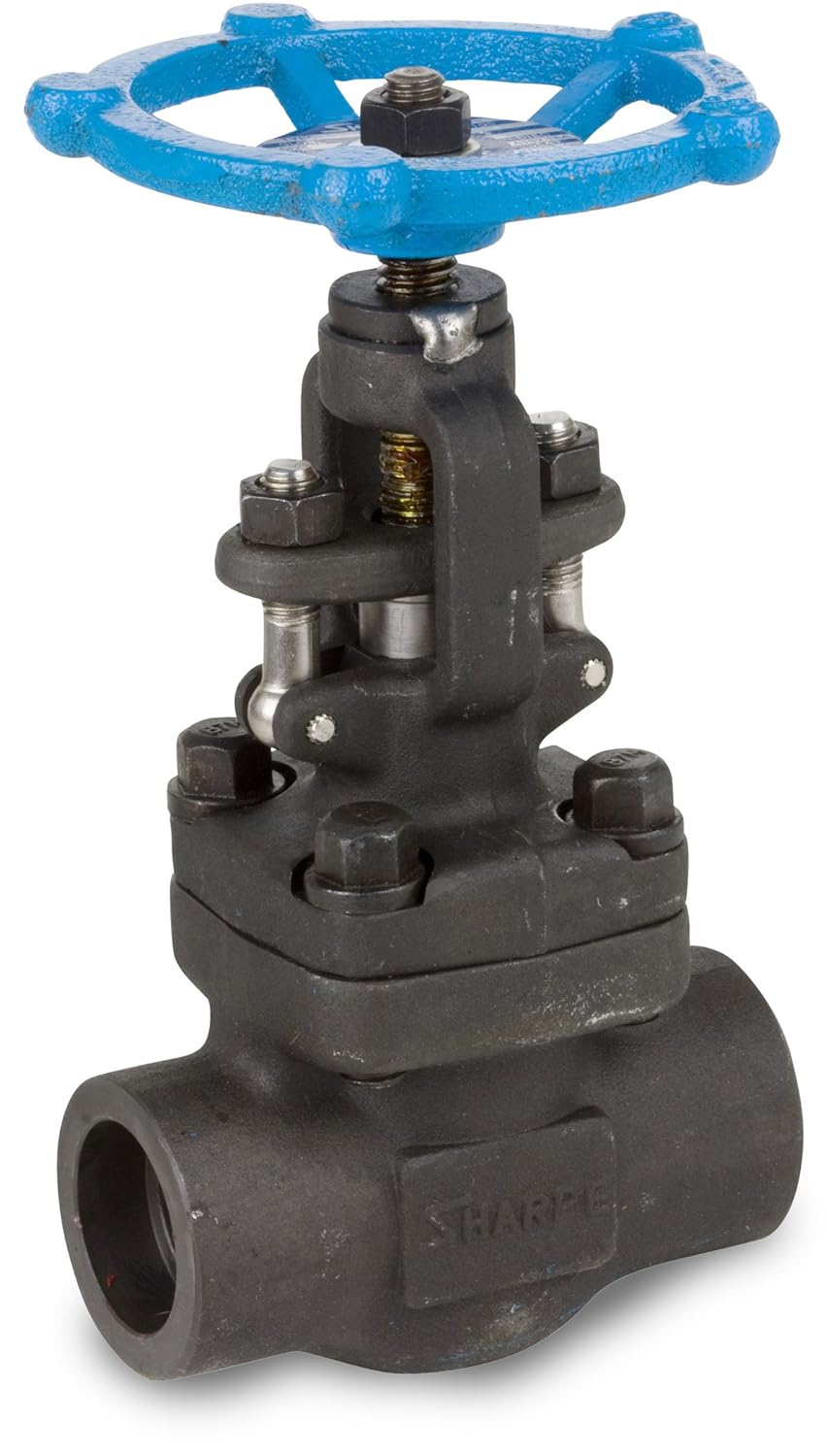Valves Sharpe 44834 Weld Socket 1/4 Inline, Bolted Valve, Globe Steel Carbon Series