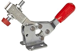 DE STA CO 213-U Horizontal Handle Hold Down Action Clamp with U-Shaped Bar and Flanged Base